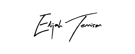 A classic penmanship look for Elijah Tennison. The Arty Signature font brings timeless elegance and confidence to every signed document. Elijah Tennison signature style 8 images and pictures png