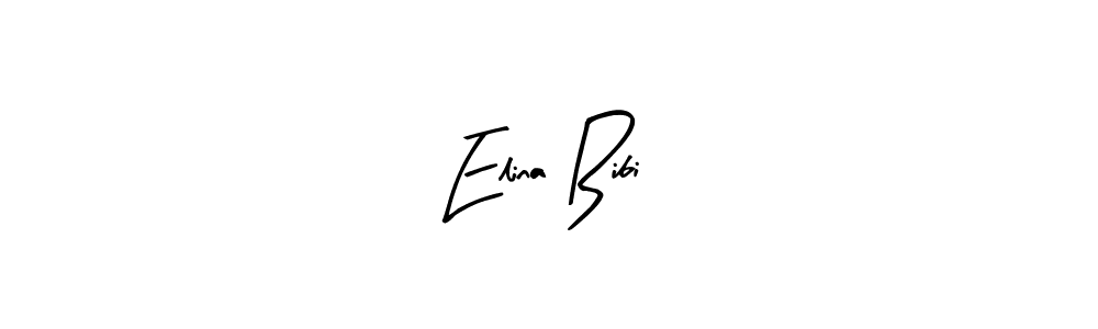 if you are searching for the best signature style for your name Elina Bibi. so please give up your signature search. here we have designed multiple signature styles  using Arty Signature. Elina Bibi signature style 8 images and pictures png