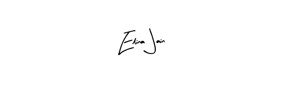 Make a beautiful signature design for name Elina Jain. With this signature (Arty Signature) style, you can create a handwritten signature for free. Elina Jain signature style 8 images and pictures png