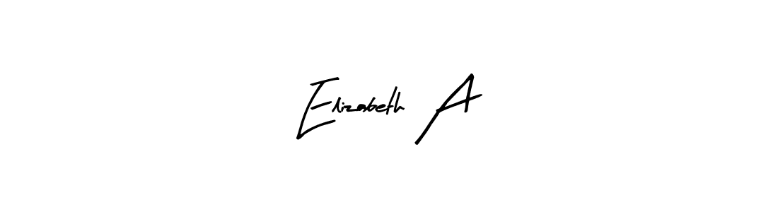 Also we have Elizabeth A name is the best signature style. Create professional handwritten signature collection using Arty Signature autograph style. Elizabeth A signature style 8 images and pictures png