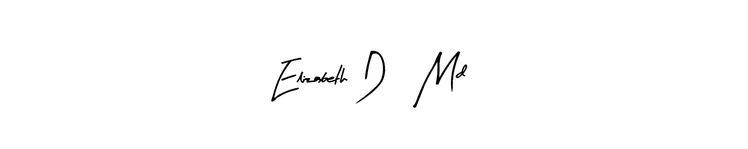 Use a signature maker to create a handwritten signature online. With this signature software, you can design (Arty Signature) your own signature for name Elizabeth D, Md. Elizabeth D, Md signature style 8 images and pictures png