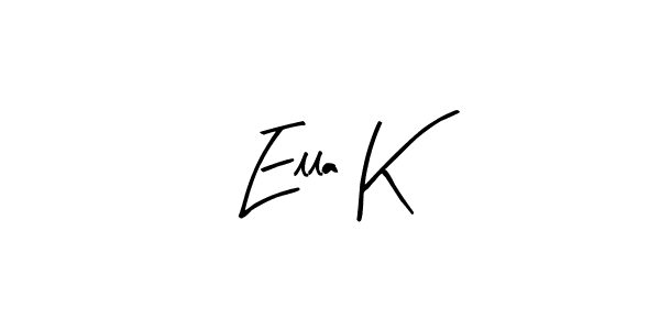 You should practise on your own different ways (Arty Signature) to write your name (Ella K) in signature. don't let someone else do it for you. Ella K signature style 8 images and pictures png