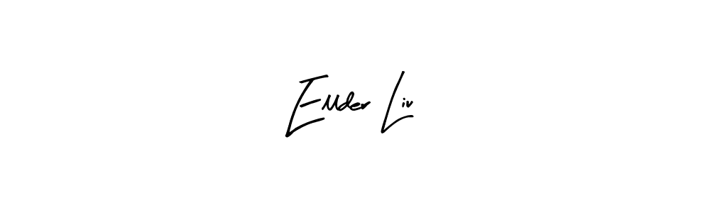 Use a signature maker to create a handwritten signature online. With this signature software, you can design (Arty Signature) your own signature for name Ellder Liu. Ellder Liu signature style 8 images and pictures png
