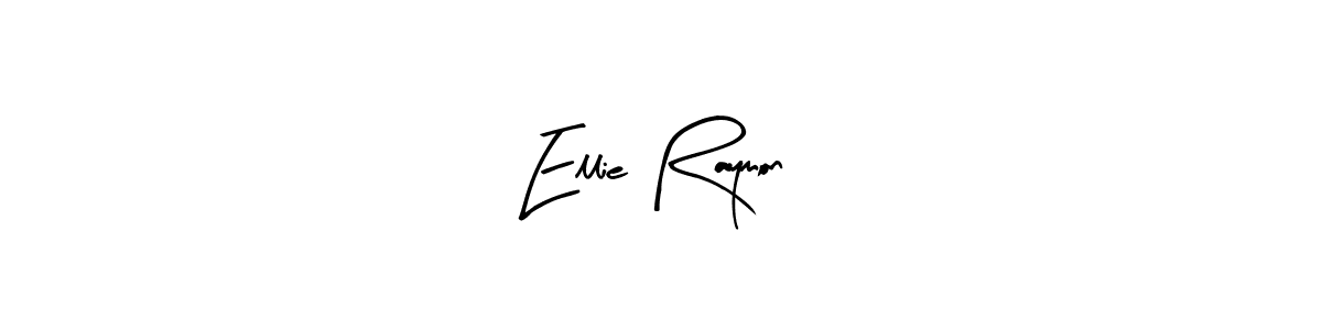 How to make Ellie Raymon name signature. Use Arty Signature style for creating short signs online. This is the latest handwritten sign. Ellie Raymon signature style 8 images and pictures png