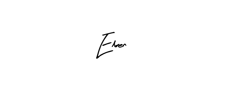 Use a signature maker to create a handwritten signature online. With this signature software, you can design (Arty Signature) your own signature for name Elren 07. Elren 07 signature style 8 images and pictures png