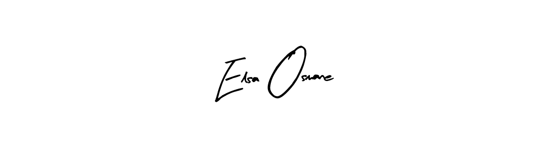 How to make Elsa Osmane signature? Arty Signature is a professional autograph style. Create handwritten signature for Elsa Osmane name. Elsa Osmane signature style 8 images and pictures png
