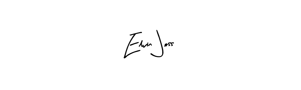 You should practise on your own different ways (Arty Signature) to write your name (Elvin Joss) in signature. don't let someone else do it for you. Elvin Joss signature style 8 images and pictures png