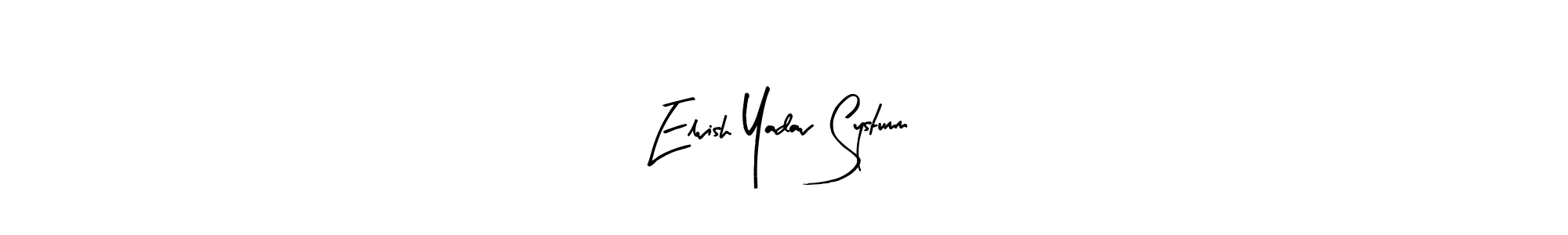 How to Draw Elvish Yadav Systumm signature style? Arty Signature is a latest design signature styles for name Elvish Yadav Systumm. Elvish Yadav Systumm signature style 8 images and pictures png
