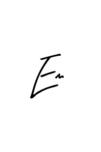 You should practise on your own different ways (Arty Signature) to write your name (Em) in signature. don't let someone else do it for you. Em signature style 8 images and pictures png