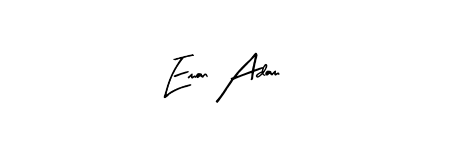 How to make Eman Adam signature? Arty Signature is a professional autograph style. Create handwritten signature for Eman Adam name. Eman Adam signature style 8 images and pictures png