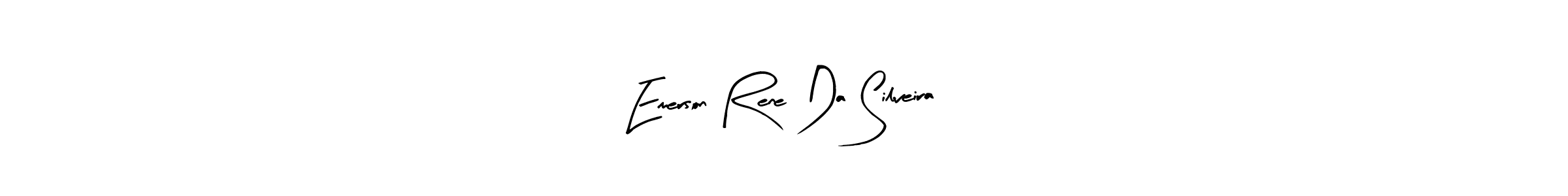It looks lik you need a new signature style for name Emerson Rene Da Silveira. Design unique handwritten (Arty Signature) signature with our free signature maker in just a few clicks. Emerson Rene Da Silveira signature style 8 images and pictures png