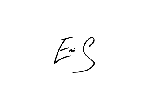 This is the best signature style for the Emi S name. Also you like these signature font (Arty Signature). Mix name signature. Emi S signature style 8 images and pictures png