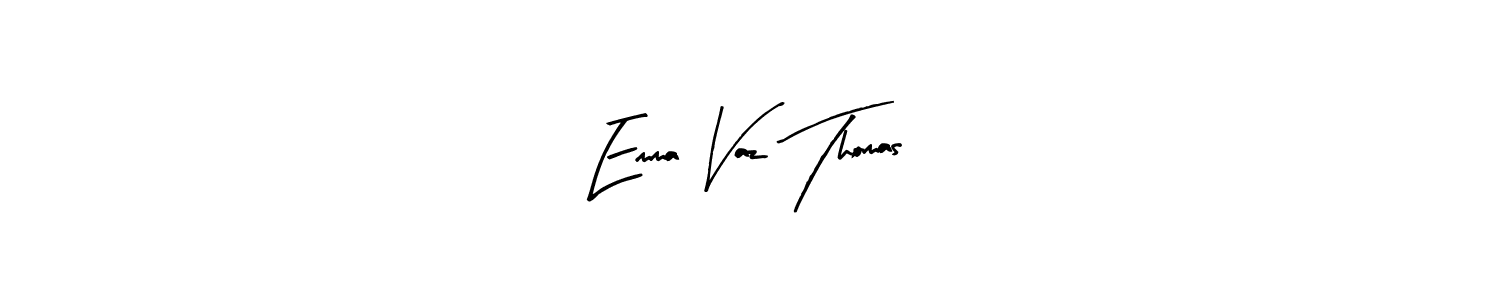 Make a beautiful signature design for name Emma Vaz Thomas. Use this online signature maker to create a handwritten signature for free. Emma Vaz Thomas signature style 8 images and pictures png