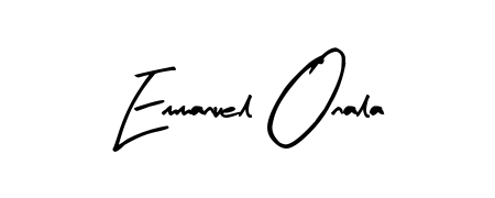 Discover how Emmanuel Onala looks in an executive cursive font (Arty Signature). Perfect for legal documents, invoices, and certificates. Emmanuel Onala signature style 8 images and pictures png