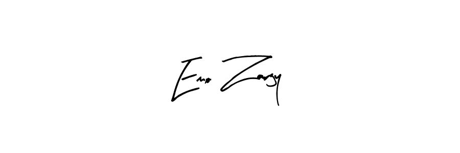 Similarly Arty Signature is the best handwritten signature design. Signature creator online .You can use it as an online autograph creator for name Emo Zargy. Emo Zargy signature style 8 images and pictures png