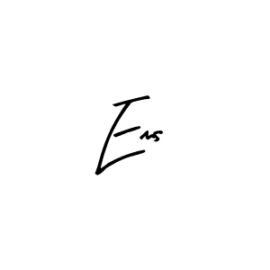 Design your own signature with our free online signature maker. With this signature software, you can create a handwritten (Arty Signature) signature for name Ems. Ems signature style 8 images and pictures png