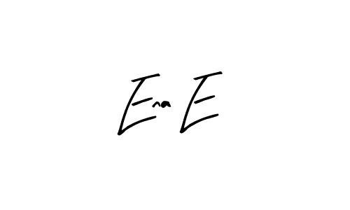 Here are the top 10 professional signature styles for the name Ena E. These are the best autograph styles you can use for your name. Ena E signature style 8 images and pictures png
