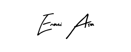 Use a signature maker to create a handwritten signature online. With this signature software, you can design (Arty Signature) your own signature for name Enami Asa. Enami Asa signature style 8 images and pictures png