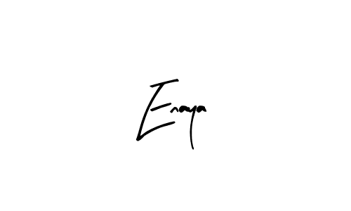 How to make Enaya name signature. Use Arty Signature style for creating short signs online. This is the latest handwritten sign. Enaya signature style 8 images and pictures png