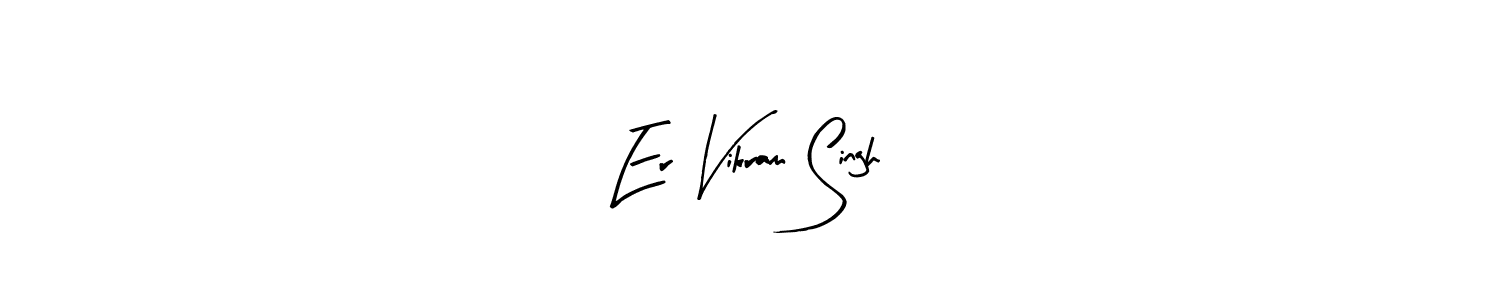 How to Draw Er Vikram Singh signature style? Arty Signature is a latest design signature styles for name Er Vikram Singh. Er Vikram Singh signature style 8 images and pictures png