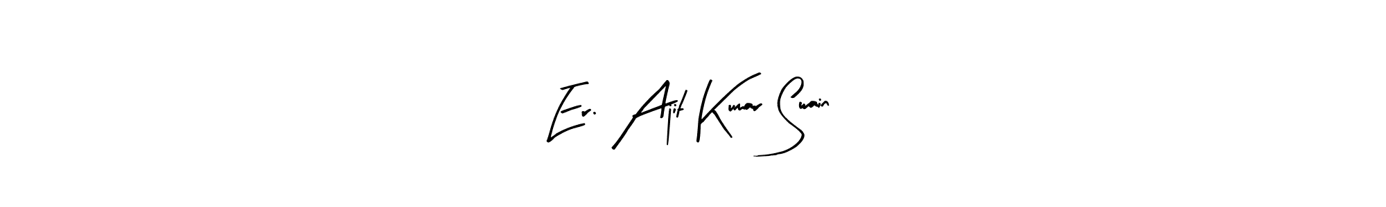 if you are searching for the best signature style for your name Er. Ajit Kumar Swain. so please give up your signature search. here we have designed multiple signature styles  using Arty Signature. Er. Ajit Kumar Swain signature style 8 images and pictures png