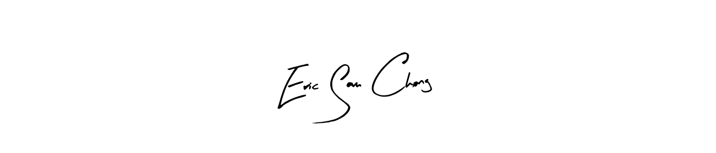 You should practise on your own different ways (Arty Signature) to write your name (Eric Sam Chong) in signature. don't let someone else do it for you. Eric Sam Chong signature style 8 images and pictures png