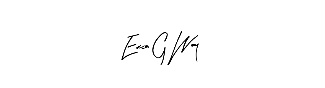 Once you've used our free online signature maker to create your best signature Arty Signature style, it's time to enjoy all of the benefits that Erica G Way name signing documents. Erica G Way signature style 8 images and pictures png