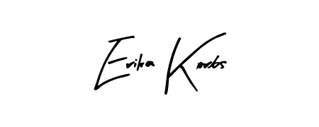 A classic penmanship look for Erika Korbs. The Arty Signature font brings timeless elegance and confidence to every signed document. Erika Korbs signature style 8 images and pictures png