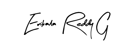 The Arty Signature signature style provides a bold statement for name Erikala Reddy G. Designed for business owners, executives, and leaders. Erikala Reddy G signature style 8 images and pictures png
