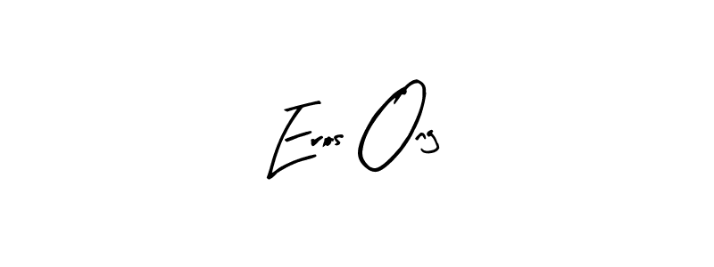 Arty Signature is a professional signature style that is perfect for those who want to add a touch of class to their signature. It is also a great choice for those who want to make their signature more unique. Get Eros Ong name to fancy signature for free. Eros Ong signature style 8 images and pictures png