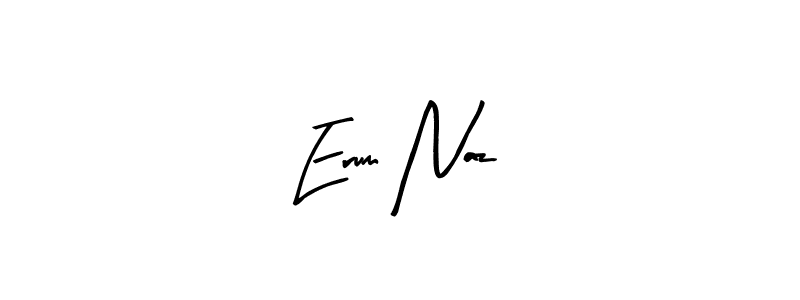 Make a beautiful signature design for name Erum Naz. With this signature (Arty Signature) style, you can create a handwritten signature for free. Erum Naz signature style 8 images and pictures png