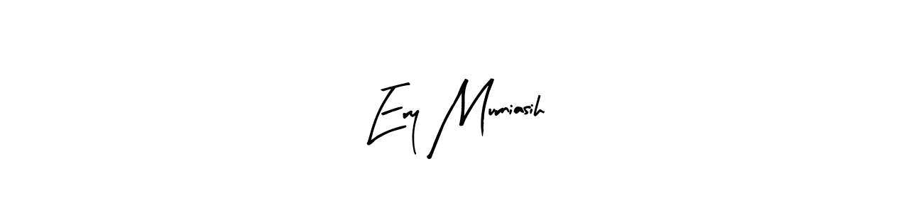 How to make Ery Murniasih name signature. Use Arty Signature style for creating short signs online. This is the latest handwritten sign. Ery Murniasih signature style 8 images and pictures png