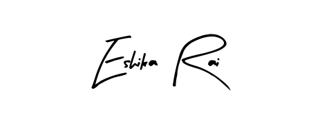 Discover how Eshika Rai looks in an executive cursive font (Arty Signature). Perfect for legal documents, invoices, and certificates. Eshika Rai signature style 8 images and pictures png
