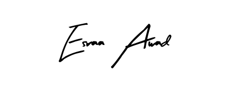 An effortless, minimalist signature concept for Esraa Awad using Arty Signature design. Clean lines that look great on any document. Esraa Awad signature style 8 images and pictures png