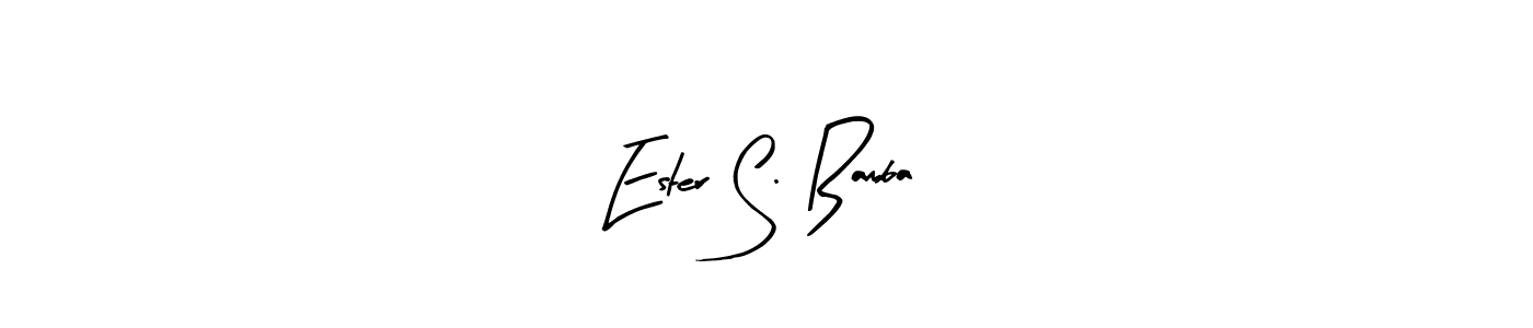 Check out images of Autograph of Ester S. Bamba name. Actor Ester S. Bamba Signature Style. Arty Signature is a professional sign style online. Ester S. Bamba signature style 8 images and pictures png