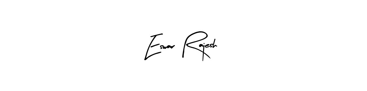 The best way (Arty Signature) to make a short signature is to pick only two or three words in your name. The name Eswar Rajesh include a total of six letters. For converting this name. Eswar Rajesh signature style 8 images and pictures png