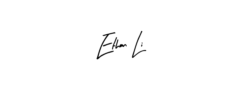 You should practise on your own different ways (Arty Signature) to write your name (Ethan Li) in signature. don't let someone else do it for you. Ethan Li signature style 8 images and pictures png