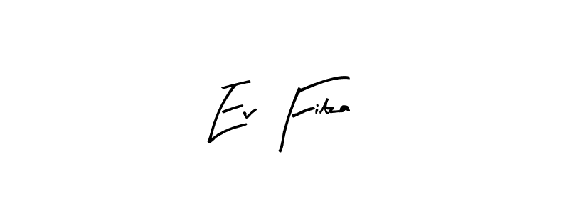 Use a signature maker to create a handwritten signature online. With this signature software, you can design (Arty Signature) your own signature for name Ev Filza. Ev Filza signature style 8 images and pictures png