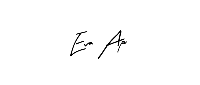 Design your own signature with our free online signature maker. With this signature software, you can create a handwritten (Arty Signature) signature for name Eva Apu. Eva Apu signature style 8 images and pictures png