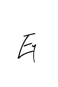 The best way (Arty Signature) to make a short signature is to pick only two or three words in your name. The name Ey include a total of six letters. For converting this name. Ey signature style 8 images and pictures png