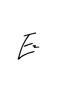 Design your own signature with our free online signature maker. With this signature software, you can create a handwritten (Arty Signature) signature for name Ez. Ez signature style 8 images and pictures png