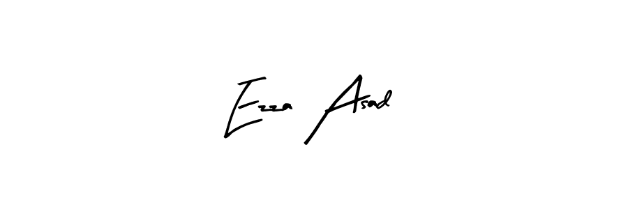 Use a signature maker to create a handwritten signature online. With this signature software, you can design (Arty Signature) your own signature for name Ezza Asad. Ezza Asad signature style 8 images and pictures png