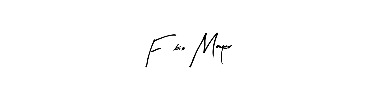 How to make Fábio Mayer name signature. Use Arty Signature style for creating short signs online. This is the latest handwritten sign. Fábio Mayer signature style 8 images and pictures png