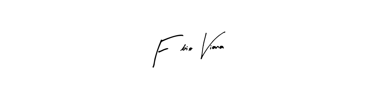 Create a beautiful signature design for name Fábio Viana. With this signature (Arty Signature) fonts, you can make a handwritten signature for free. Fábio Viana signature style 8 images and pictures png