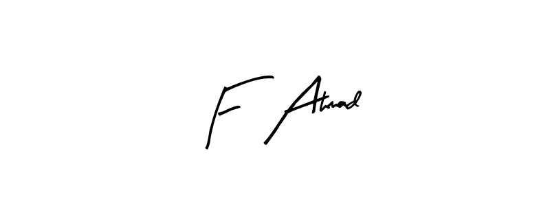 Best and Professional Signature Style for F  Ahmad. Arty Signature Best Signature Style Collection. F  Ahmad signature style 8 images and pictures png