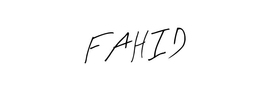 Make a beautiful signature design for name F A H I D. Use this online signature maker to create a handwritten signature for free. F A H I D signature style 8 images and pictures png