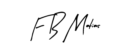 If you are searching for the best signature style for your name F B Matias, here we have designed multiple signature styles using Arty Signature. F B Matias signature style 8 images and pictures png