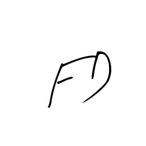 Arty Signature is a professional signature style that is perfect for those who want to add a touch of class to their signature. It is also a great choice for those who want to make their signature more unique. Get F D name to fancy signature for free. F D signature style 8 images and pictures png
