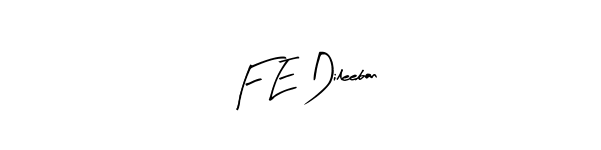 This is the best signature style for the F E Dileeban name. Also you like these signature font (Arty Signature). Mix name signature. F E Dileeban signature style 8 images and pictures png