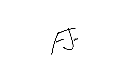 Also we have F Jun name is the best signature style. Create professional handwritten signature collection using Arty Signature autograph style. F Jun signature style 8 images and pictures png